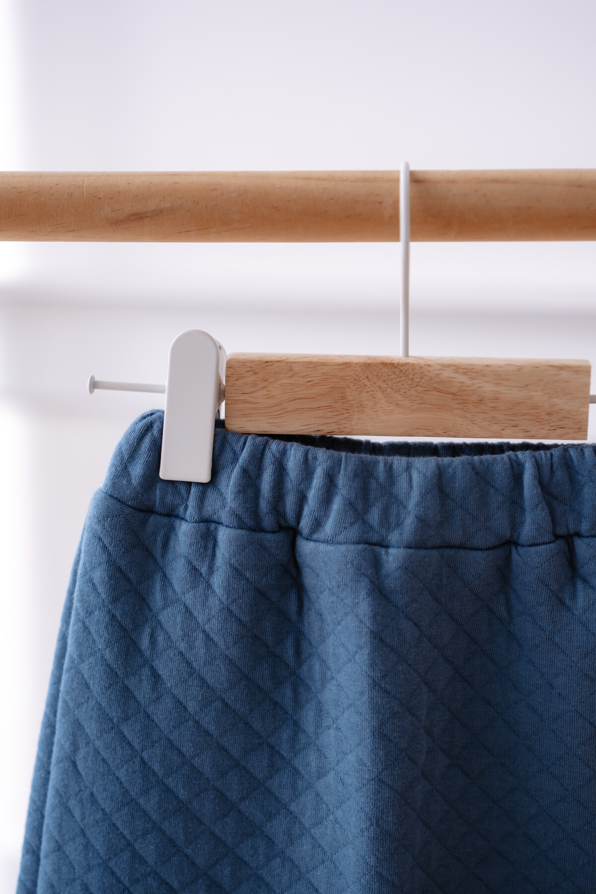 Quilted Baby Pants - Indigo