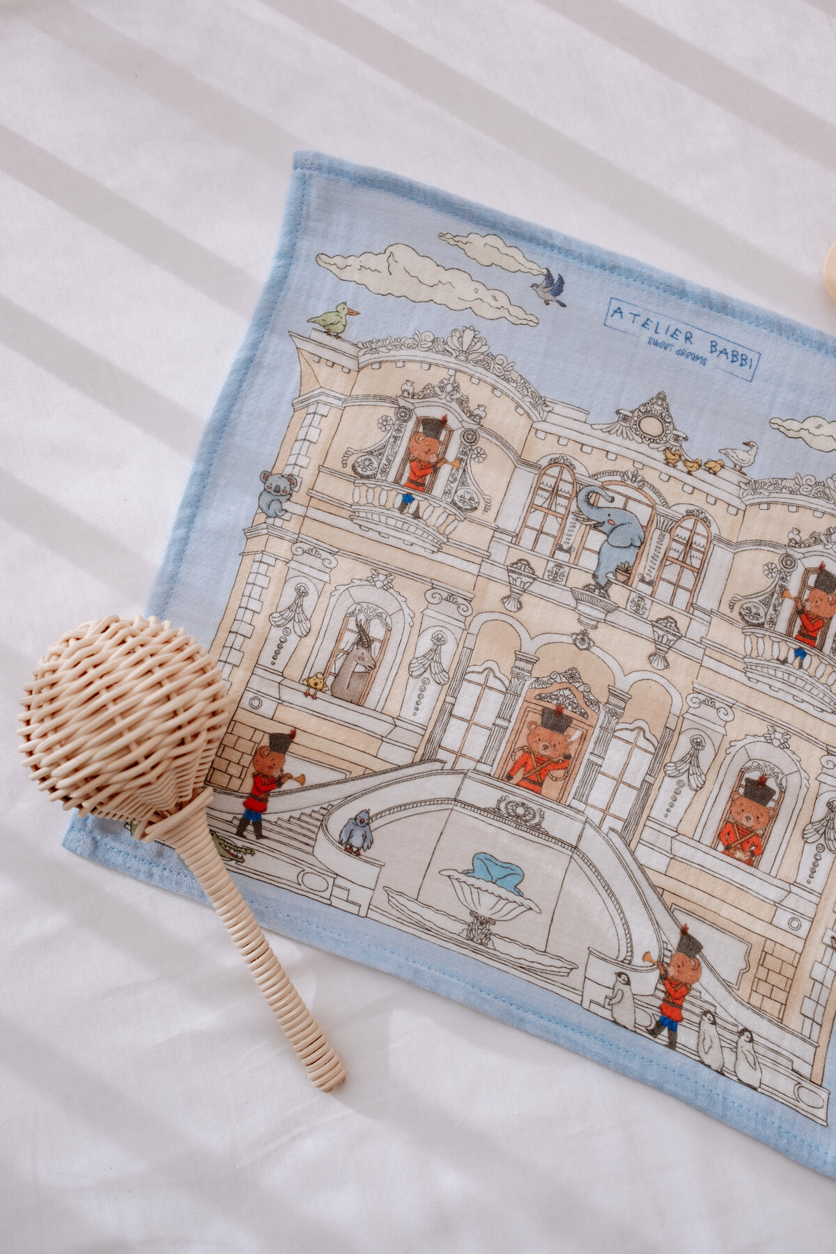 Muslin Swaddle and 3 Piece Mouth Cloth Set - Kucuksu Pavilion