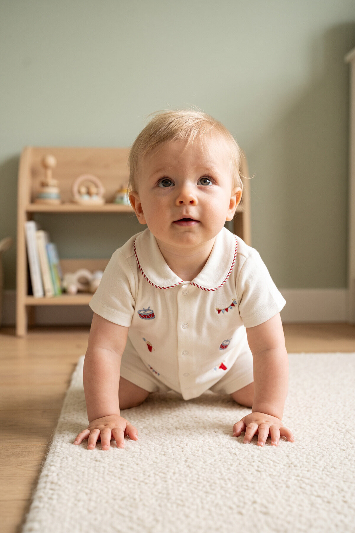 Embroidered Baby Romper - Funco