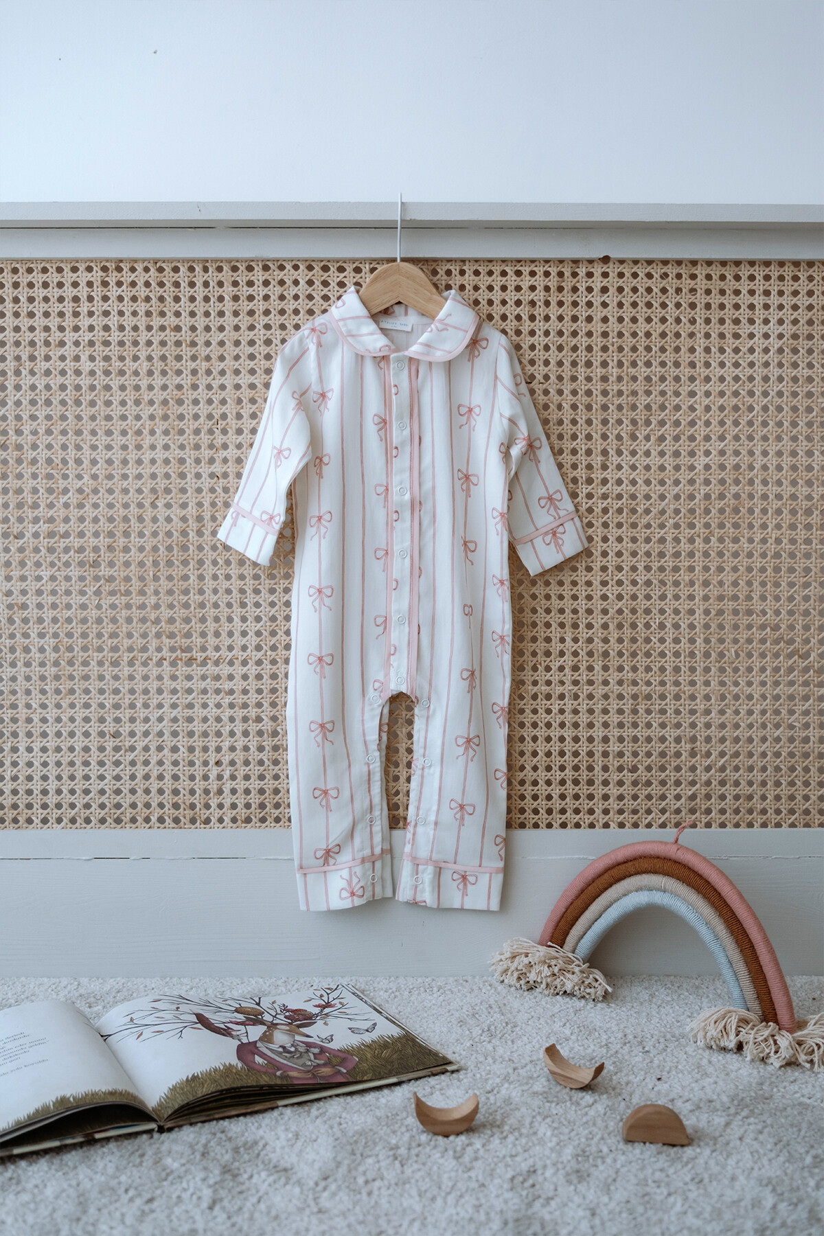 Pamuk Saten Tulum - Kurdele / Pembe