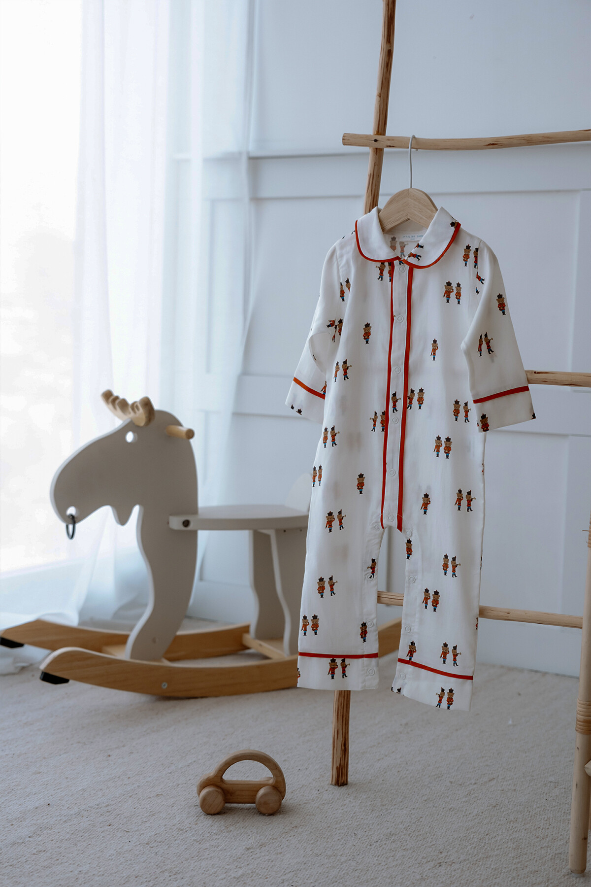 Cotton Satin Jumpsuit - Tiny Soldier