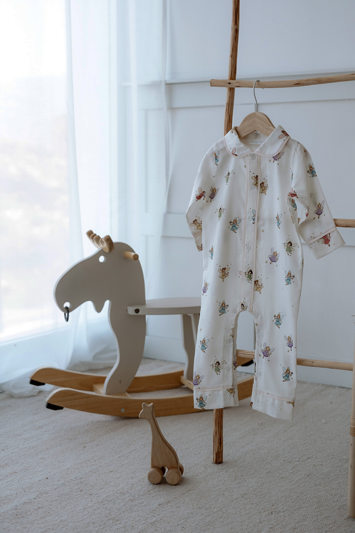 Cotton Satin Jumpsuit - Fairytale