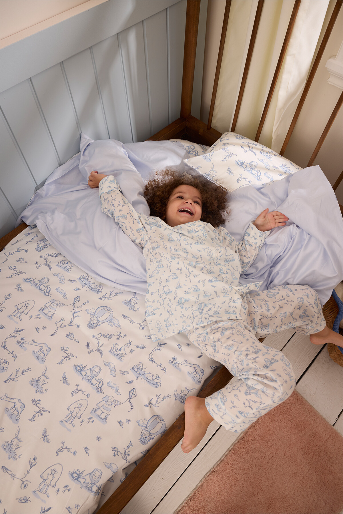 Pyjama Set - Toile de Jouy / Blue