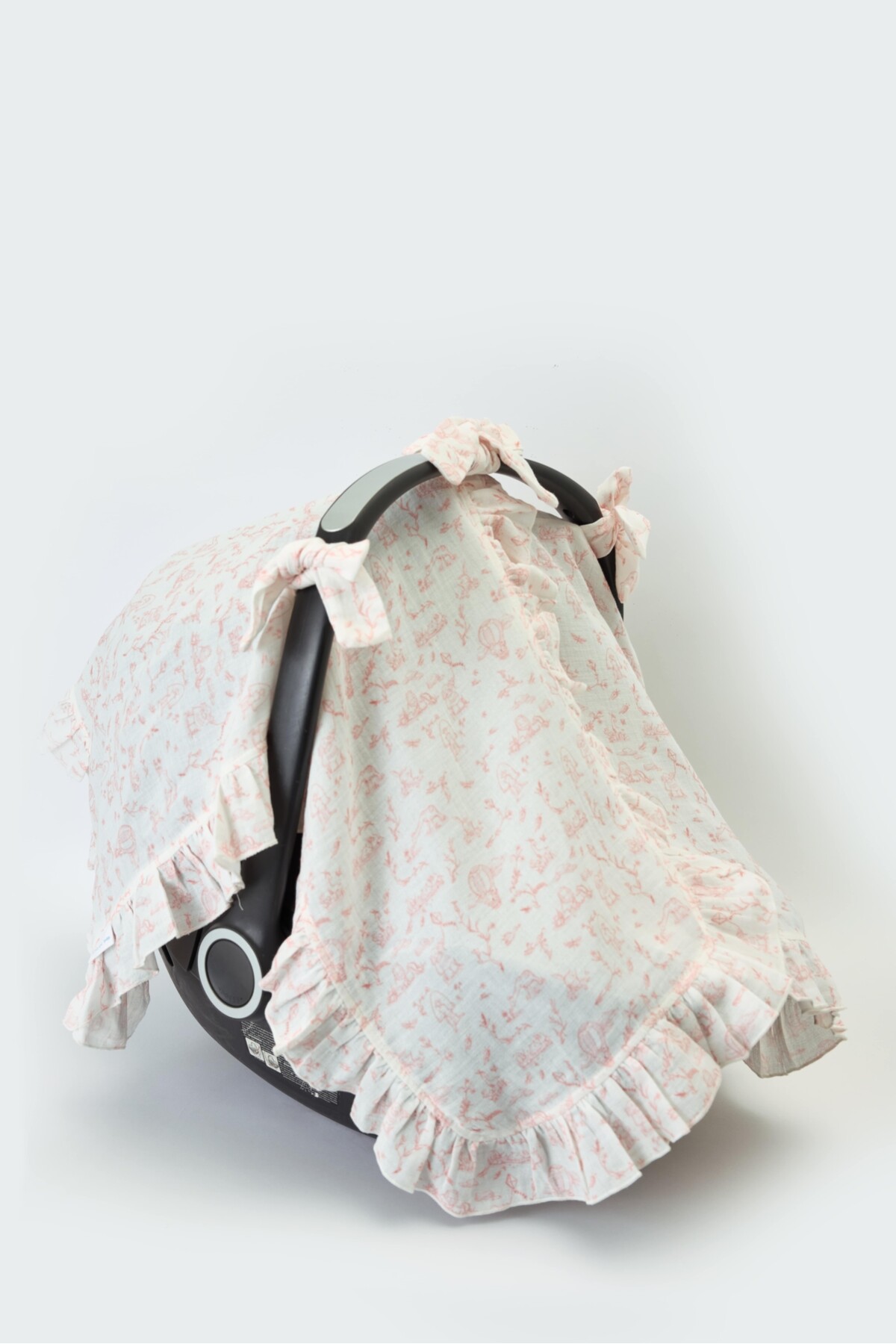 Puset Örtüsü - Toile De Jouy / Pembe