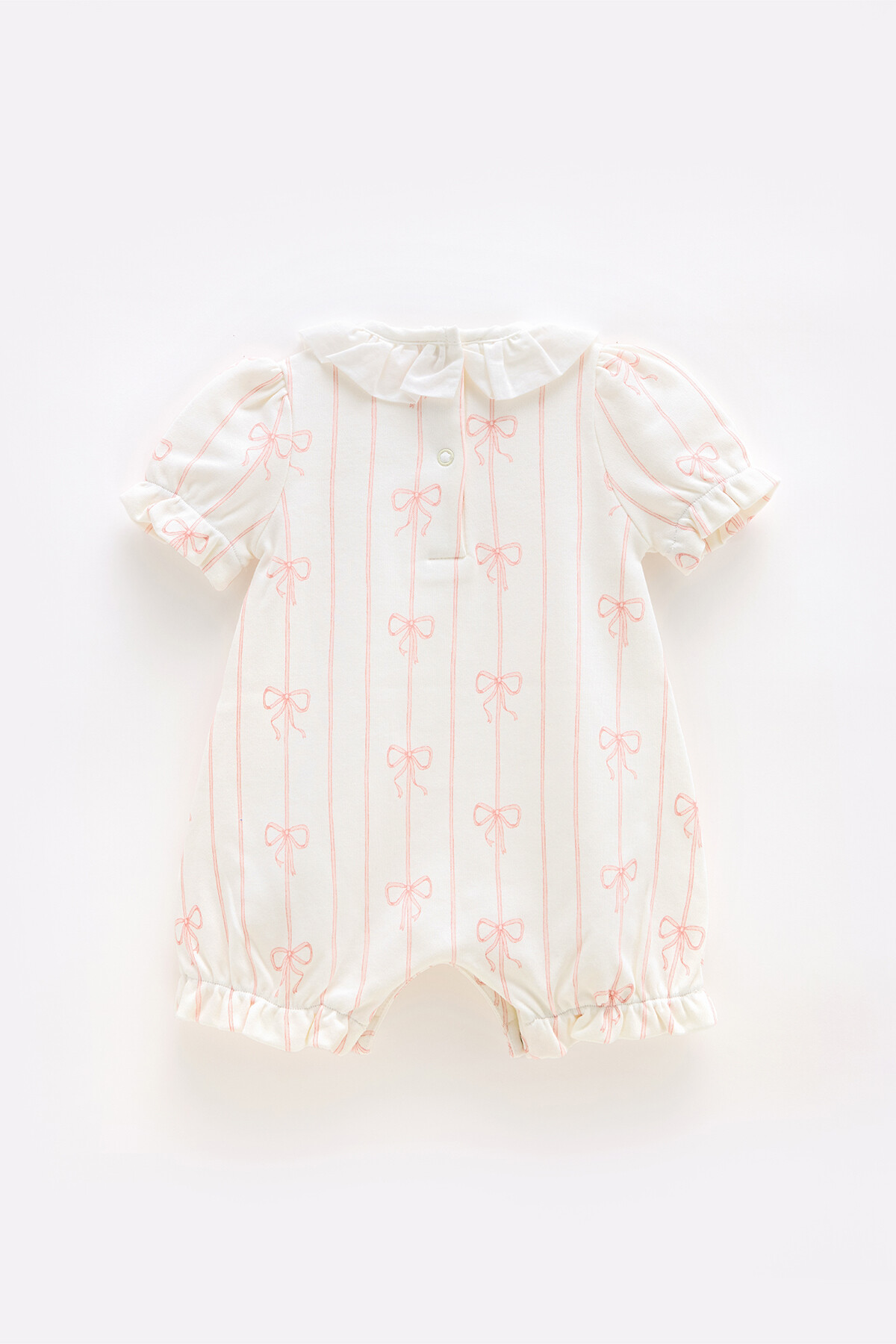 Baby Romper - Ribbon / Pink