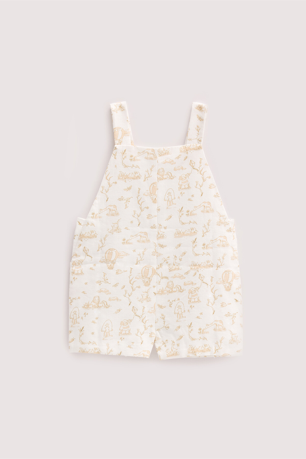 Baby Overalls - Toile de Jouy / Beige