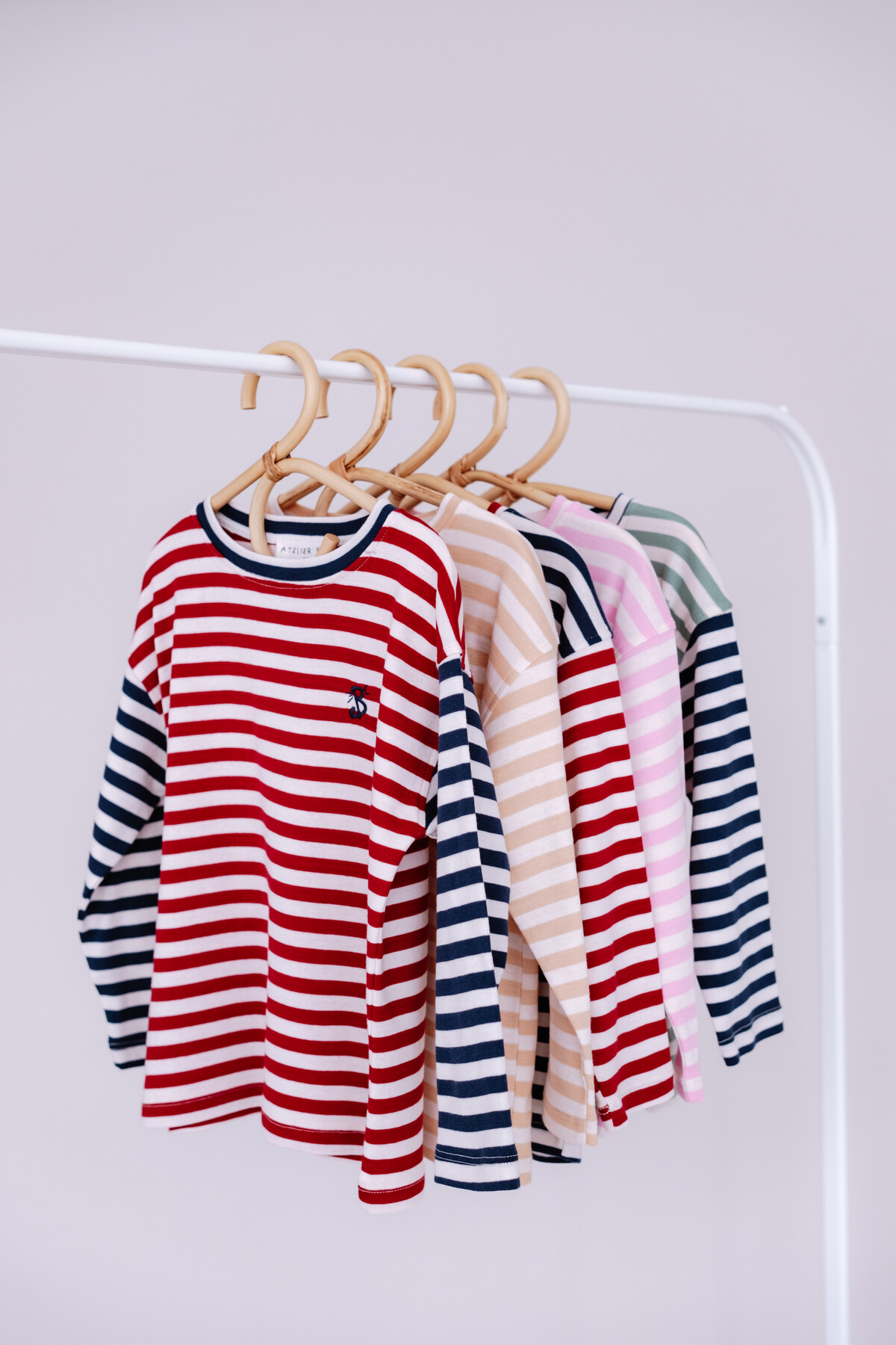 Uzun Kollu T-Shirt / Bordo Çizgili