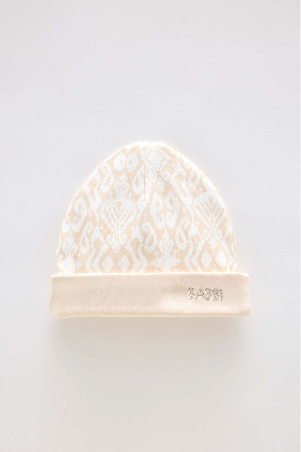 Yenidoğan Şapka - İkat / Bej