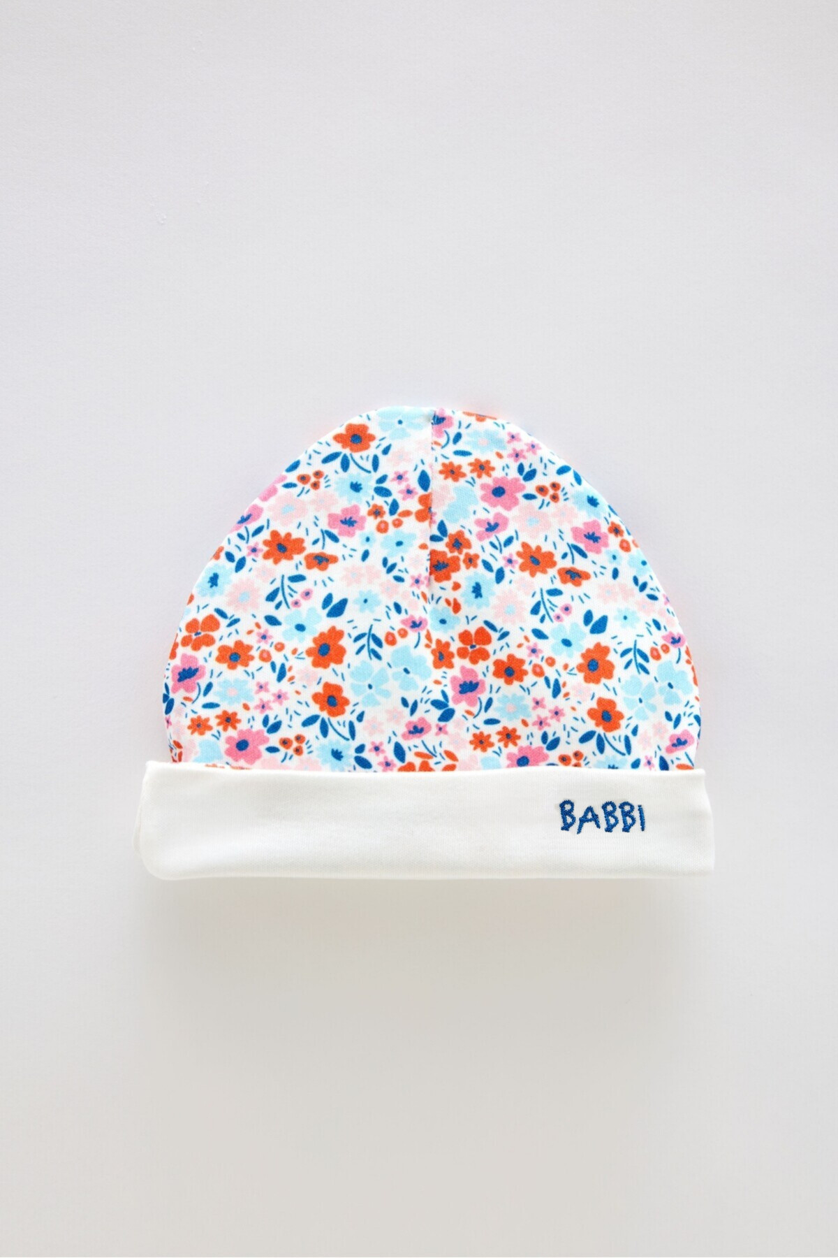 Yenidoğan Şapka - Minik Çiçekler / Kırmızı