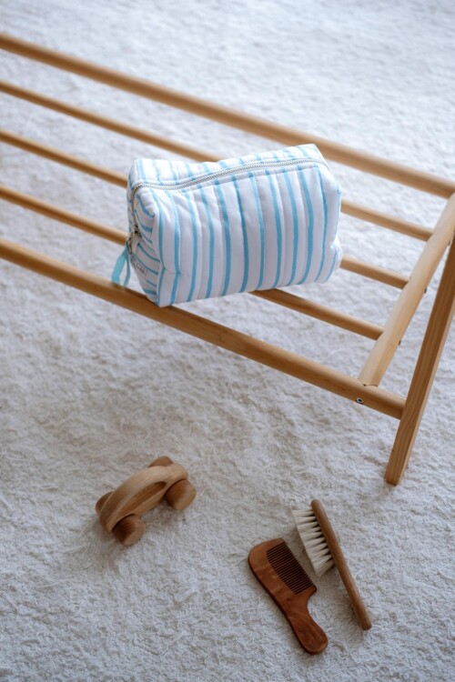 Care Bag - Baby Blue Striped