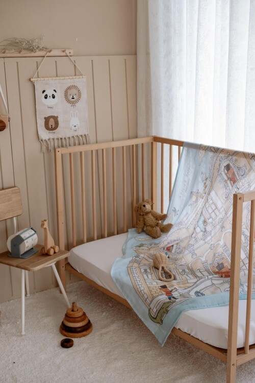 Çift Katlı Müslin Bebek Örtüsü - Küçüksu Kasrı