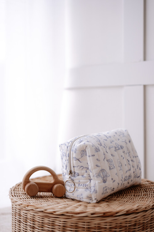 Care Bag - Toile De Jouy / Blue