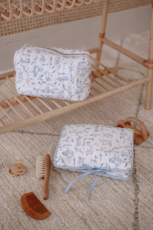 Care Gift Set - Toile De Jouy / Blue