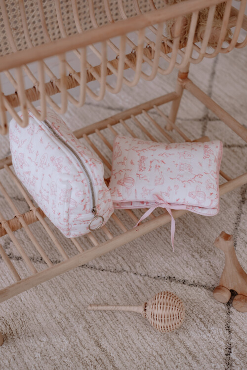 Care Gift Set - Toile De Jouy / Pink