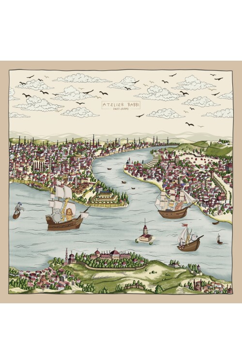 Çift Katlı Müslin Bebek Örtüsü - İstanbul