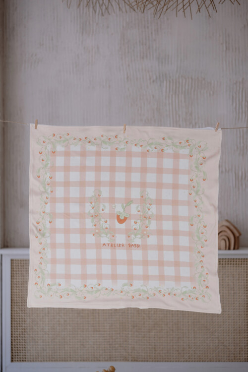 Double Sided Blanket - Strawberry