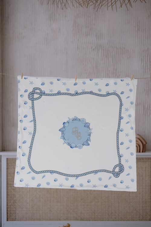 Double Sided Blanket - Sea Shells