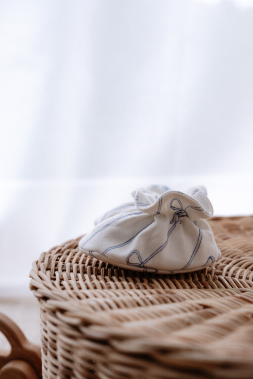 Booties - Ribbon / Blue