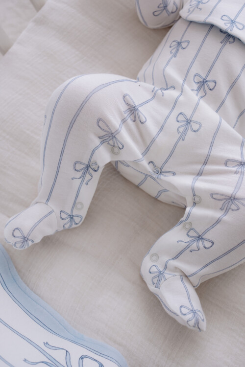 Newborn Set (5 Piece) - Ribbon/Blue
