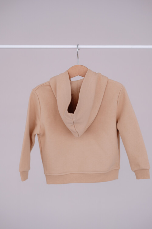 Zip Hoodie - Beige