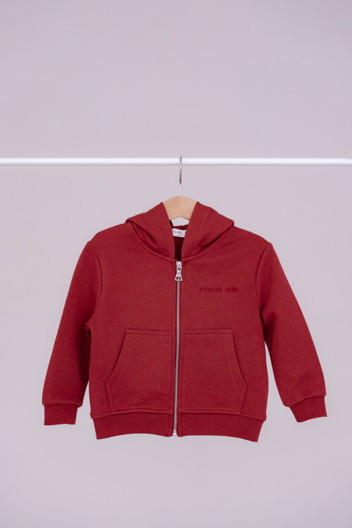 Zip Hoodie - Burgundy