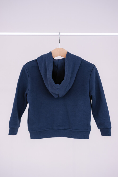 Zip Hoodie - Navy Blue