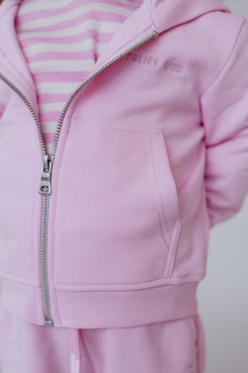 Zip Hoodie - Pink