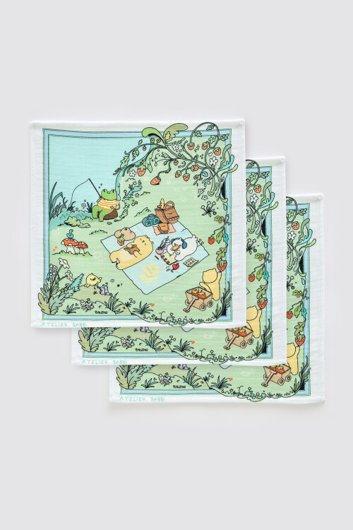 3Lü Ağız Bezi Seti - Piknik