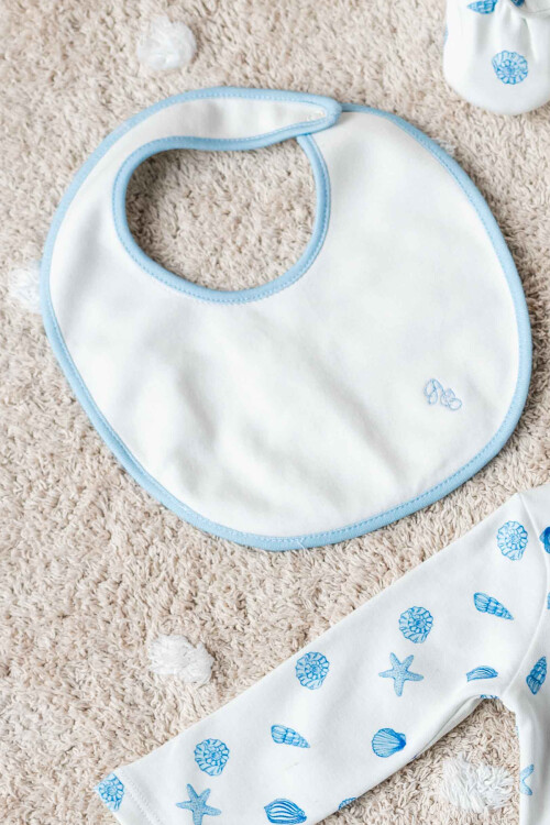Newborn Set ( 3-Piece) - Sea Shells