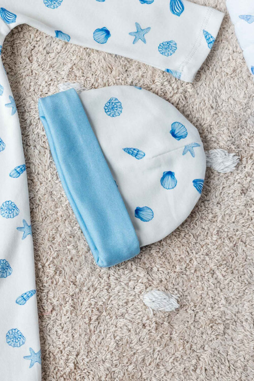 Newborn Set ( 3-Piece) - Sea Shells