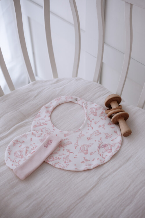 NEWBORN SET (4-PIECE) - TOILE DE JOUY/PINK