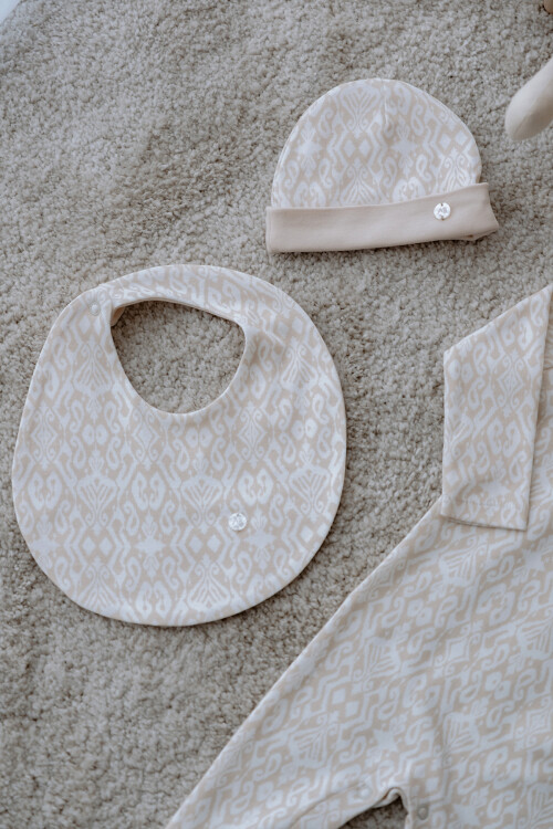 5Li Yenidoğan Seti - İkat / Bej