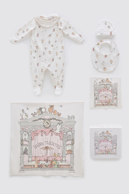 Newborn Set (5 Piece) - Theatre / Pink