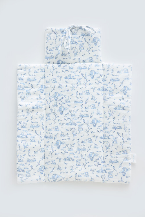 CHANGING MAT - TOILE DE JOUY/BLUE