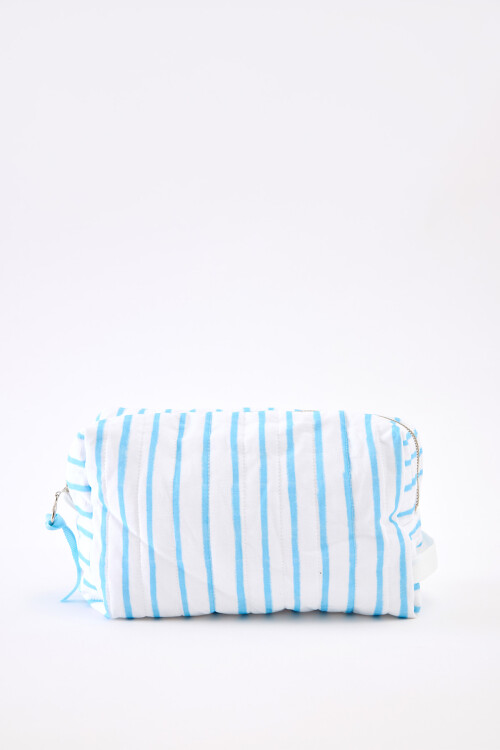 Care Bag - Baby Blue Striped