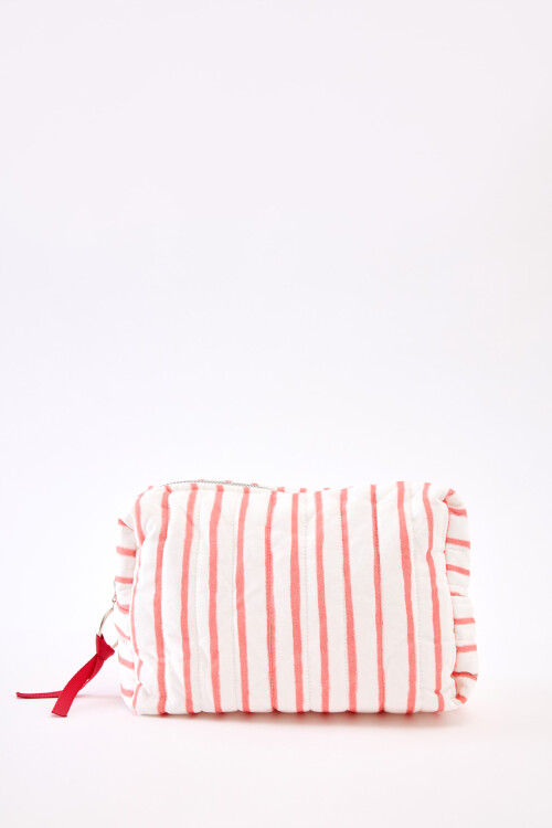 Care Bag -  Red Striped