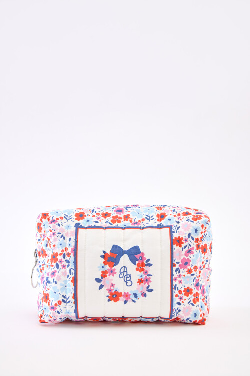 Care Bag - Tiny Flowers / Red