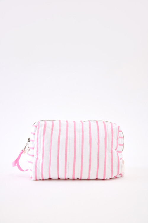 Care Bag - Pink Striped