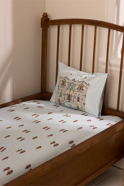 BEBEK/ÇOCUK ÇARŞAF SETİ - KURŞUN ASKER