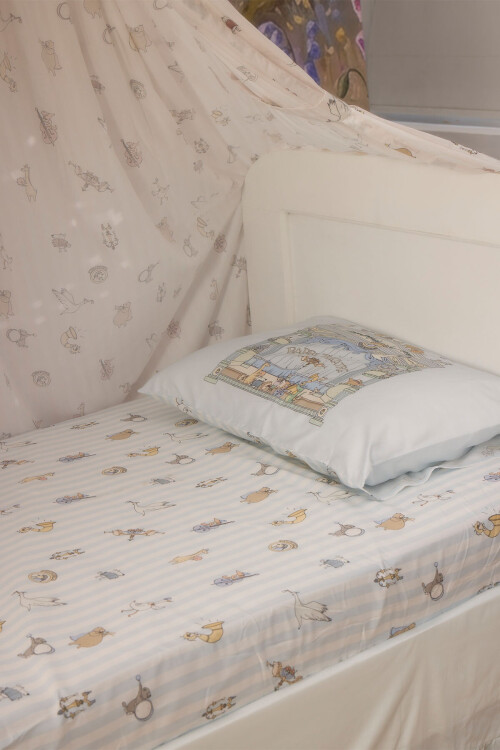 Bebek/Çocuk Çarşaf Seti - Theatre / Mavi