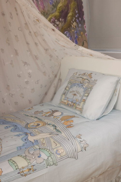 BABY/CHILD DUVET COVER SET - THEATRE / BLUE