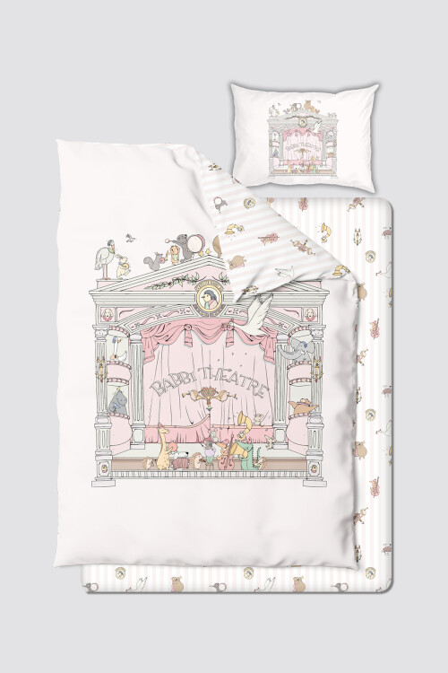 BABY/CHILD DUVET COVER SET - THEATRE / PNIK