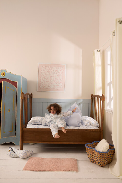 BEBEK/ÇOCUK NEVRESİM TAKIMI - TOILE DE JOUY / MAVİ