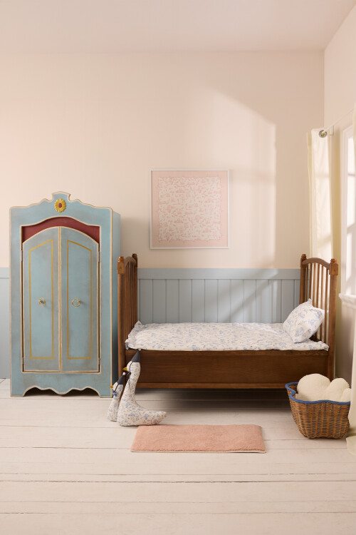 BEBEK/ÇOCUK NEVRESİM TAKIMI - TOILE DE JOUY / MAVİ