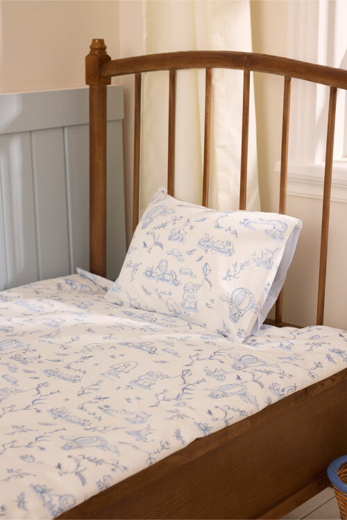 BEBEK/ÇOCUK NEVRESİM TAKIMI - TOILE DE JOUY / MAVİ