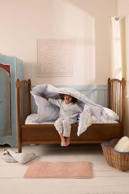 BEBEK/ÇOCUK NEVRESİM TAKIMI - TOILE DE JOUY / MAVİ