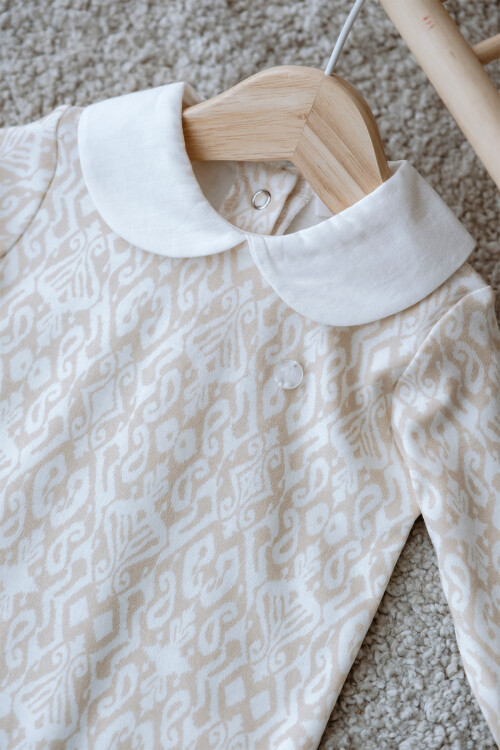 Jumpsuit - Ikat / Beige