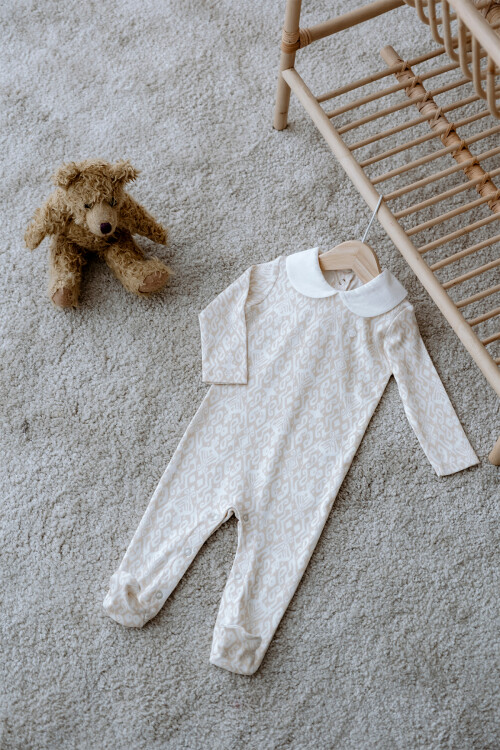 Jumpsuit - Ikat / Beige