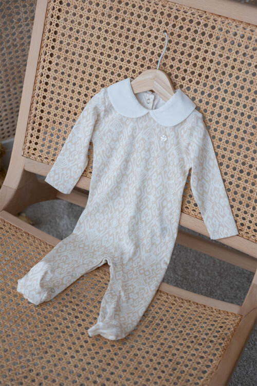 Jumpsuit - Ikat / Beige