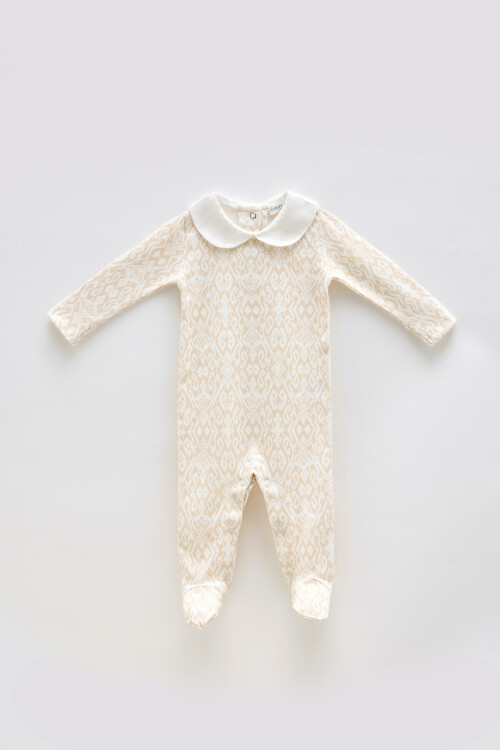 Jumpsuit - Ikat / Beige